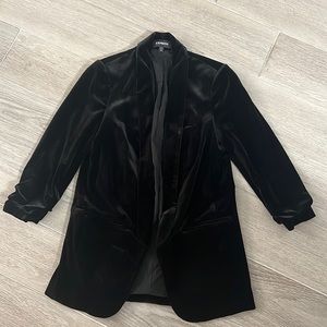 Express velvet blazer